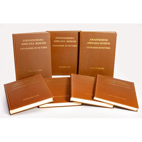 23 - JOHANNESBURG AFRICANA MUSEUM CATALOGUE OF PICTURES (7 VOLS) by R. F. Kenney