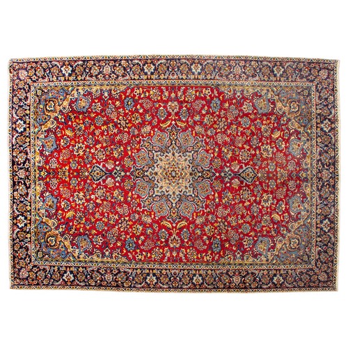 196 - A FINE ISFAHAN&nbsp;400 by 285cm