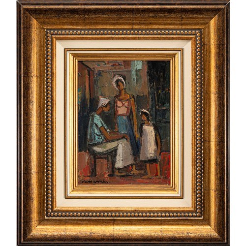 843 - Maurice Charles Louis van Essche (South African 1906 - 1977)&nbsp;FIGURAL GROUP