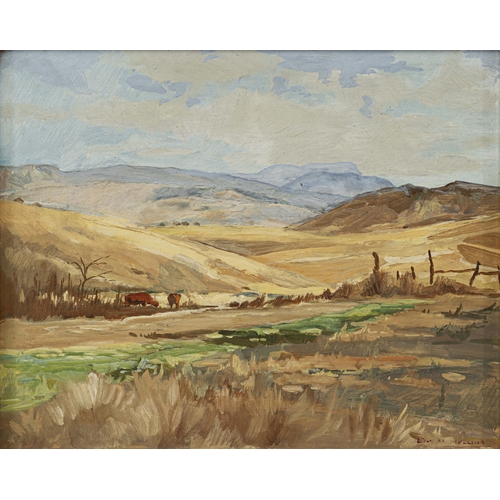 515 - Lucy May Wiles (South Africa 1920 - 2008) COWS IN A FIELD