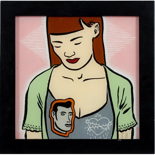 434 - Conrad Botes (South African 1969-) WOMAN WITH HEART & WIRE