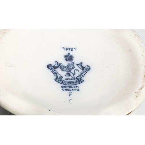 499 - TWO ROYAL STAFFORDSHIRE 'IRIS' PATTERN PITCHER CREAMERS