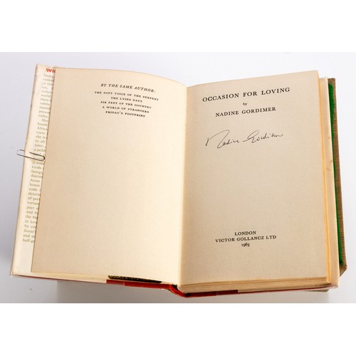 16 - A GROUP LOT OF 13 TITLES by Nadine Gordimer (SIGNED)