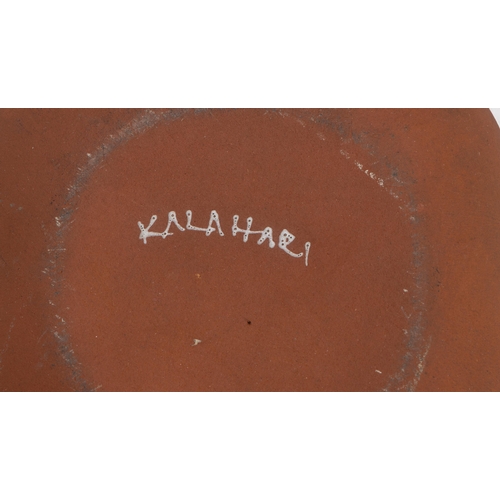 521 - THREE KALAHARI STUDIO ORGANIC-SHAPED DISHES