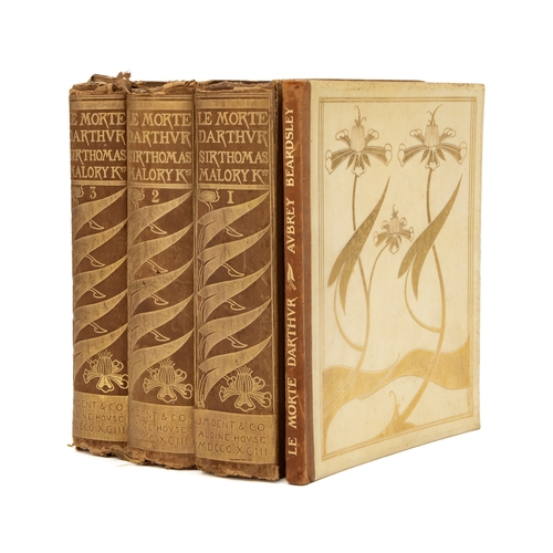 17 - LE MORTE D'ARTHUR by Thomas Malory (LIMITED EDITION; 3 VOLS) & MORTE D'ARTHUR PORTFOLIO (LIMITED... 