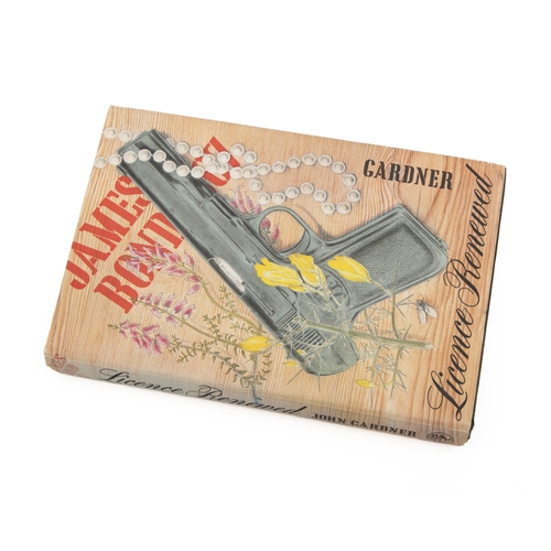 8 - JAMES BOND: LICENCE RENEWED (FIRST EDITION) by John Gardner