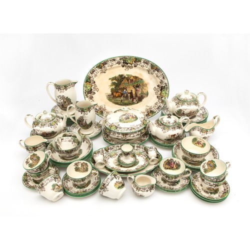 551 - A SPODE 'BYRON' DINNER SERVICE