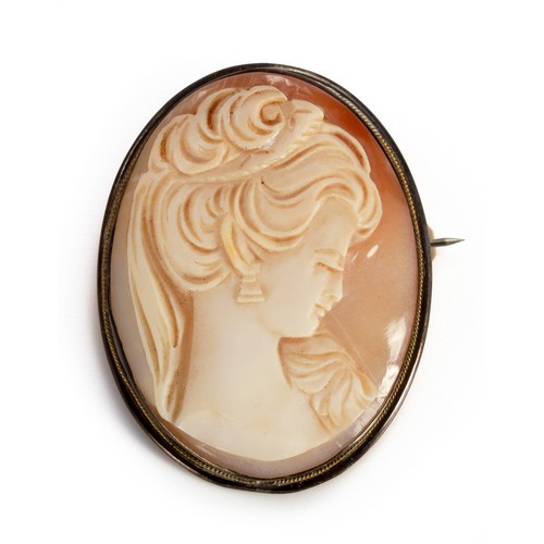 446 - A CAMEO PENDANT/BROOCH