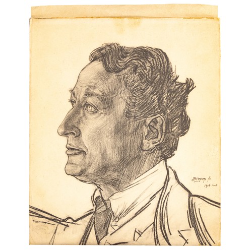 835 - Jan Toorop (Dutch 1858-1928) PORTRAIT OF WILLEM ROYAARDS