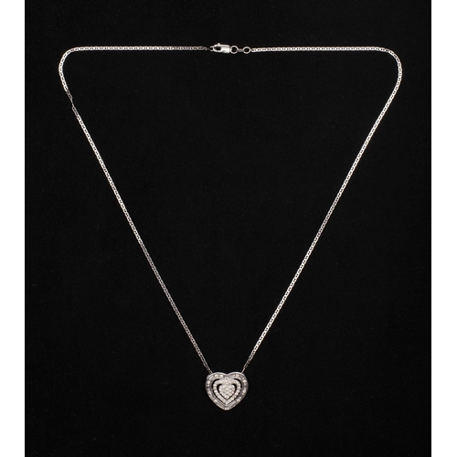 413 - A .80 CARAT NATURAL DIAMOND PENDANT