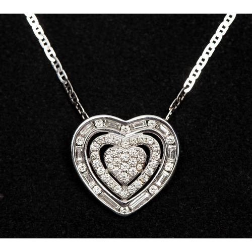 413 - A .80 CARAT NATURAL DIAMOND PENDANT