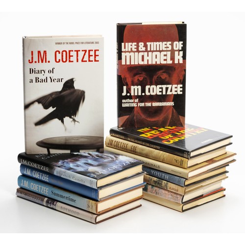 10 - A GROUP LOT OF 13 J. M. Coetzee FIRST EDITIONS