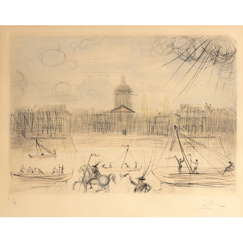 834 - Salvador Dali (Spanish 1904-1989) ACADEMY OF FRANCE