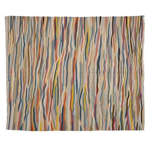 1390 - A MOROCCAN KILIM 300 by 250cm