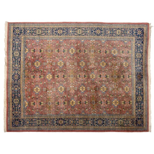 1394 - AN INDIAN RUG 306 by 250cm