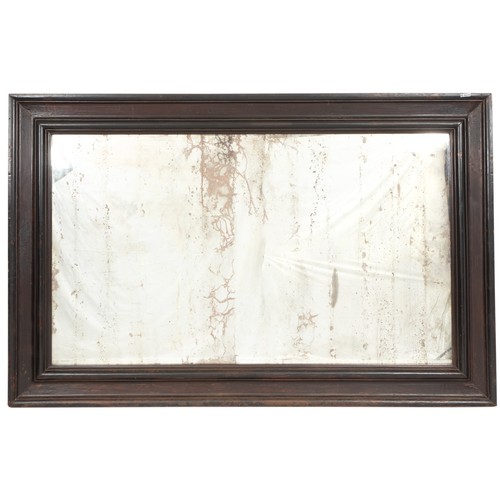 930 - A MAHOGANY MIRROR