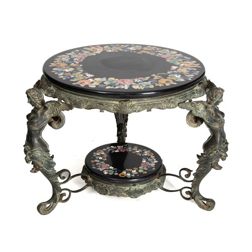 927 - A PIETRA DURA CENTRE TABLE