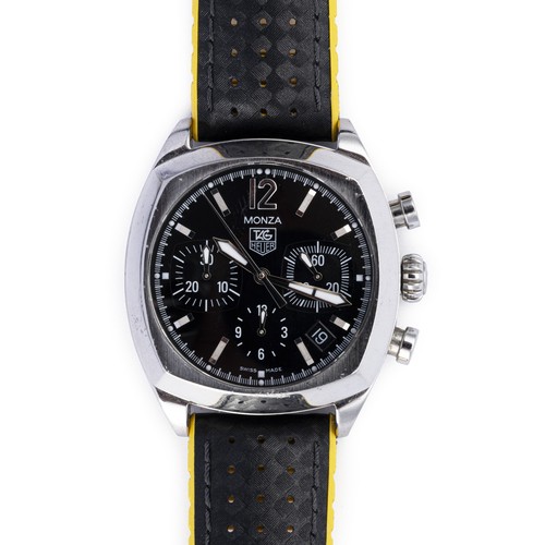 A GENTLEMAN'S TAG HEUER MONZA WRISTWATCH