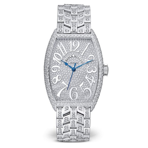 13 - A FRANCK MULLER NATURAL DIAMOND WRISTWATCH