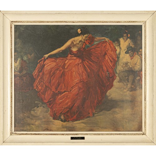 35 - AFTER F. R.S CLEMENT, 1956 - PRINT OF THE RED SKIRT