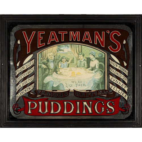51 - YEATMANS FAMOUS BRITISH PUDDINGS POSTER, 1970
