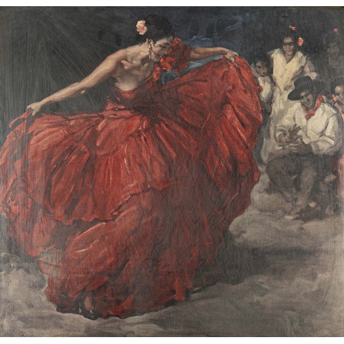 32 - AFTER F. R.S CLEMENT (1893 to 1968), PRINT OF THE RED SKIRT