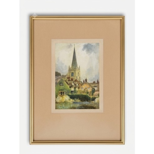 12 - F. ROBSON (1880–1936) ST. HELEN'S CHURCH, ABINGDON-ON-THAMES