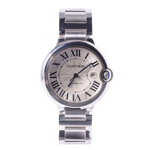 2 - A UNISEX CARTIER BALLON BLEU WRISTWATCH