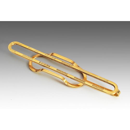 59 - A GOLD TIE PIN