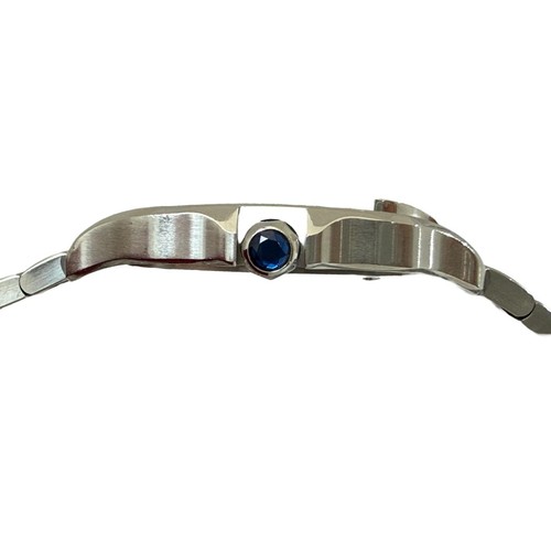 1 - A LADY'S CARTIER SANTOS WRISTWATCH
