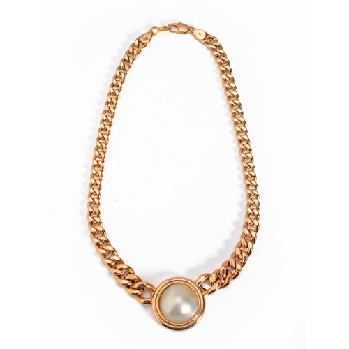 26 - A MABE PEARL CHAIN