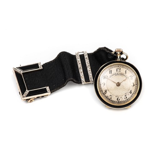 4 - A LADY'S LAPEL WATCH, VACHERON  CONSTANTIN, SWITZERLAND, 1900-1905