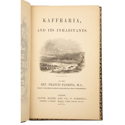 60 - KAFFRARIA AND ITS INHABITANTS (FIRST EDITION) by Rev. Francis Fleming