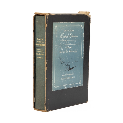 41 - ESSAYS OF MICHEL DE MONTAIGNE SELECTED AND ILLUSTRATED BY SALVADOR DALI (LIMITED EDITION; SIGNED BY ... 
