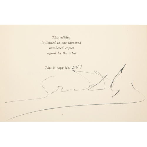 41 - ESSAYS OF MICHEL DE MONTAIGNE SELECTED AND ILLUSTRATED BY SALVADOR DALI (LIMITED EDITION; SIGNED BY ... 