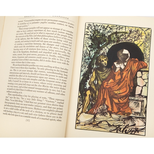 41 - ESSAYS OF MICHEL DE MONTAIGNE SELECTED AND ILLUSTRATED BY SALVADOR DALI (LIMITED EDITION; SIGNED BY ... 