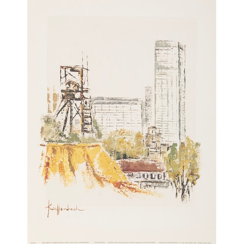 38 - A PORTFOLIO OF FOUR REPRODUCTIONS BY KATE KALLENBACH,  'JOHANNESBURG'