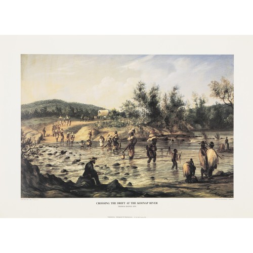 45 - A PORTFOLIO OF FOUR REPRODUCTIONS BY THOMAS BAINES, 'EARLY AFRICA'