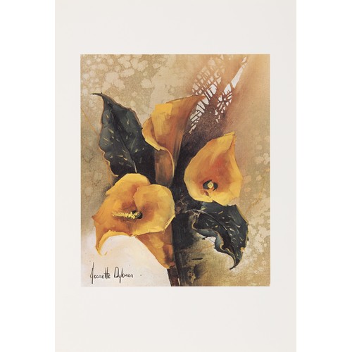 40 - A PORTFOLIO OF FIVE REPRODUCTIONS BY JEANETTE DYKMAN - 'BOUQUET FIVE'