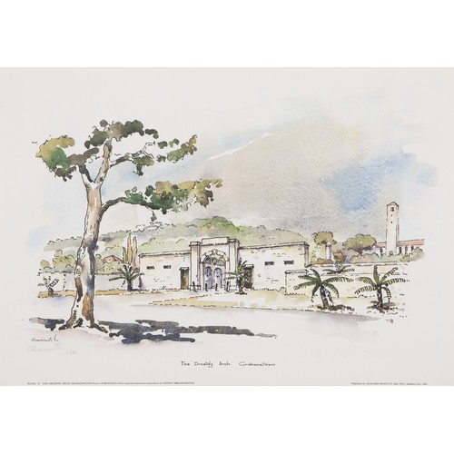 44 - A PORTFOLIO OF FOUR REPRODUCTIONS BY SIDNEY ABRAMOWITCH, 'GRAHAMSTOWN'