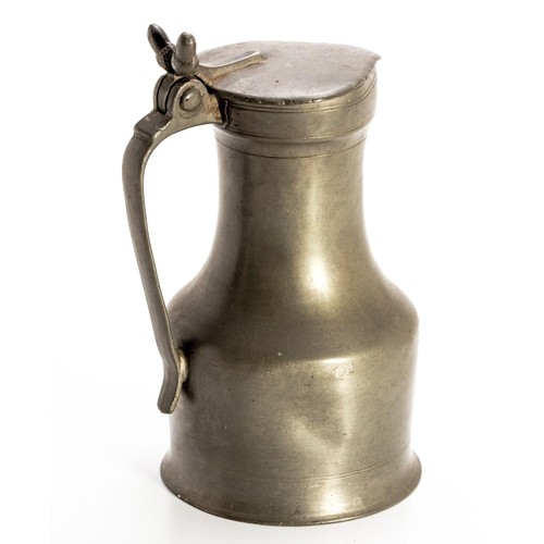 55 - A PEWTER JUG
