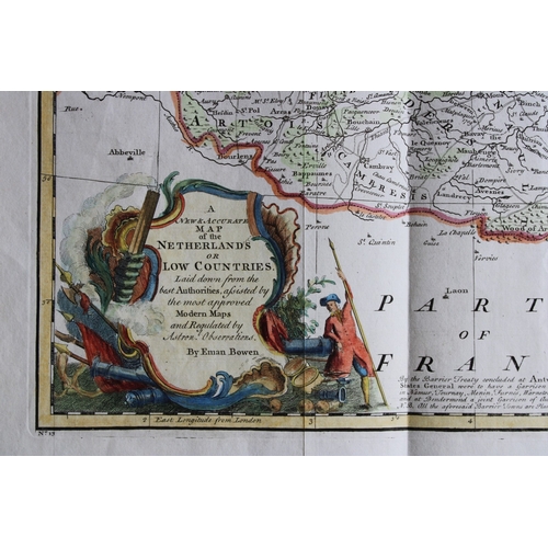 8449 - Emanuel Bowen  - Map of Netherlands 1744-47.

A New and Accurate Map of the Netherlands or Low Count... 