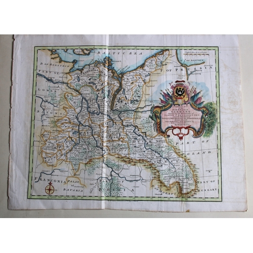 8452 - Emanuel Bowen  - Map of North East Germany 1744-47.

Hand-coloured copper plate engraved map -  A Ne... 