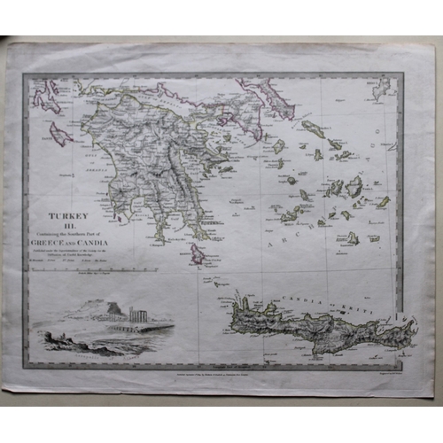 8456 - 2 Maps of Turkey & Asia by John Walker 1797.

The second map is an engraved map of Turkey in Europe ... 