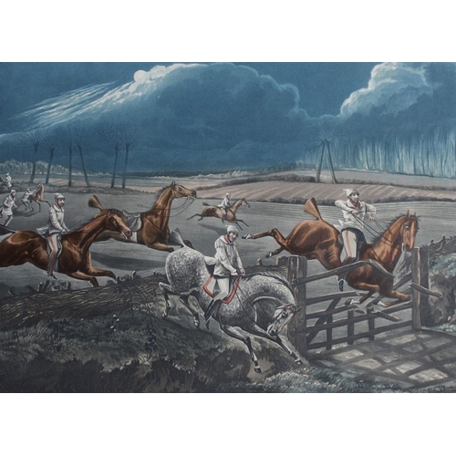 8478 - Henry Alken - First steeplechase Plate III 1839.

This print of The last field near Nacton Heath is ... 