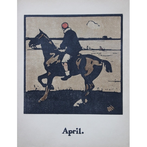 8483 - William Nicholson - April Boating 1898.

This print is for the month of April showing the sport of B... 