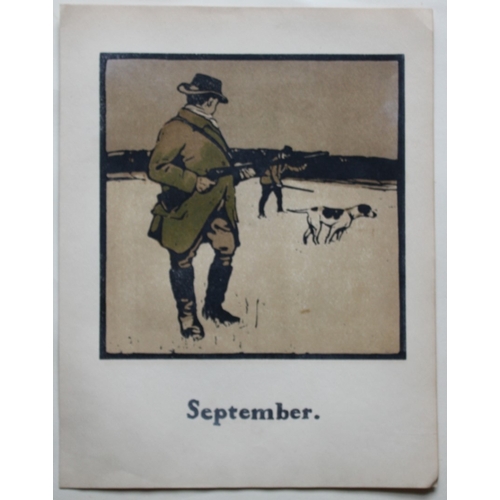 8488 - William Nicholson - September Shooting 1898.

This print is for the month of September showing the s... 