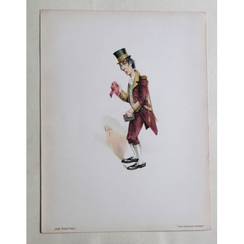 8494 - Clayton Clarke (Kyd) - 4 prints of Dickens characters 1892.

These prints  of Fagin, Job Trotter, Jo... 