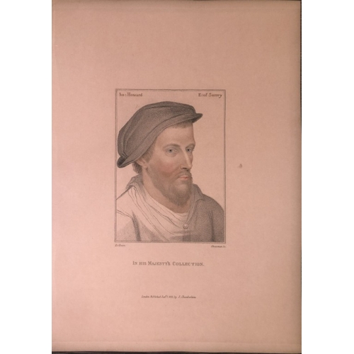 8525 - Hans Holbein - Portrait of Henry Howard 1828.

This stipple engraving is from Portraits of Illustrio... 