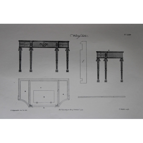 8531 - Thomas Chippendale - 3 engravings of Tables 1762.

These copperplate engravings are from the third e... 